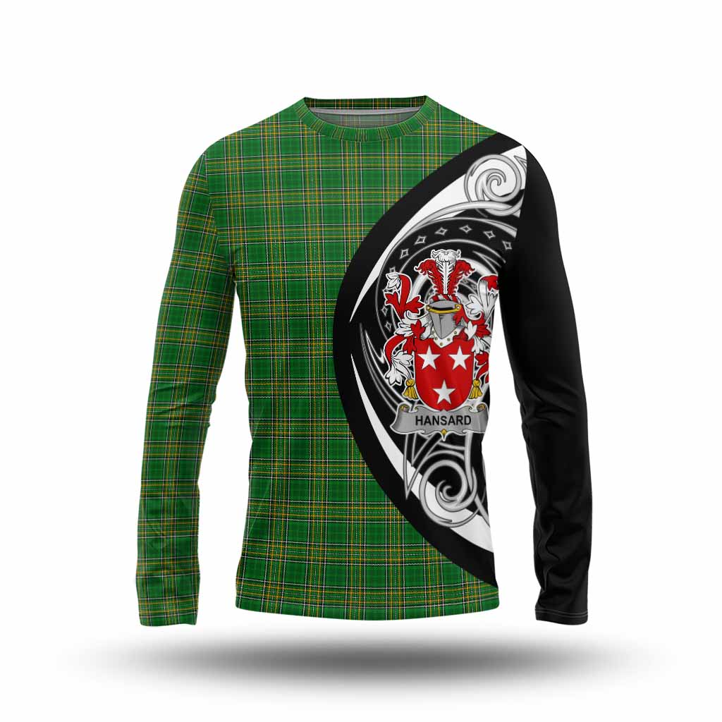 Hansard Irish Clan Long Sleeve T-Shirt Celtic Circle Style Unisex - Tartan Vibes Clothing