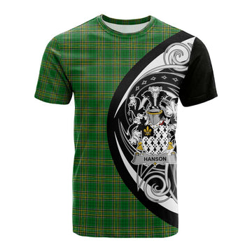 Tartan Vibes Clothing Hanson Irish Clan Cotton T-shirt Celtic Circle Style