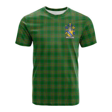 Harding Irish Clan Tartan Cotton T-shirt with Coat of Arms Kid's Shirt - Tartan Vibes Clothing