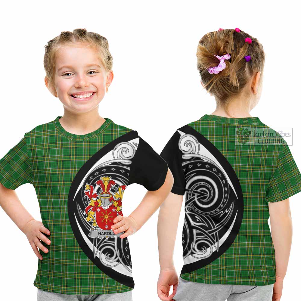 Tartan Vibes Clothing Harold Irish Clan Kid T-Shirt Celtic Circle Style