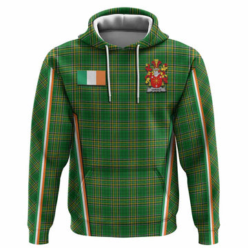 Harold Irish Clan Coat of Arm Tartan Hoodie Flag Style