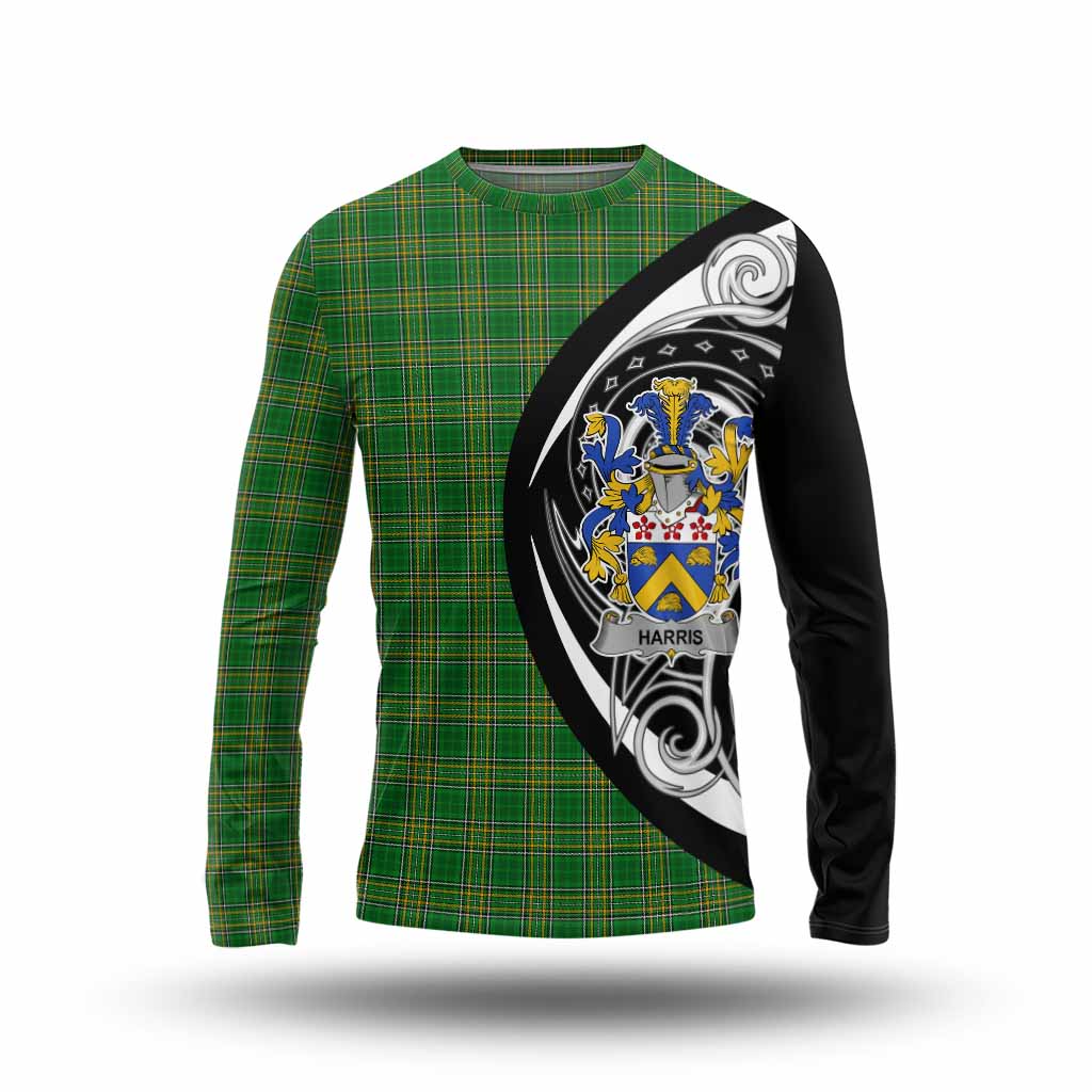 Harris Irish Clan Long Sleeve T-Shirt Celtic Circle Style Unisex - Tartan Vibes Clothing