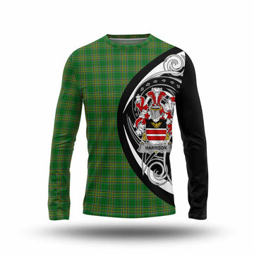 Harrison Irish Clan Long Sleeve T-Shirt Celtic Circle Style