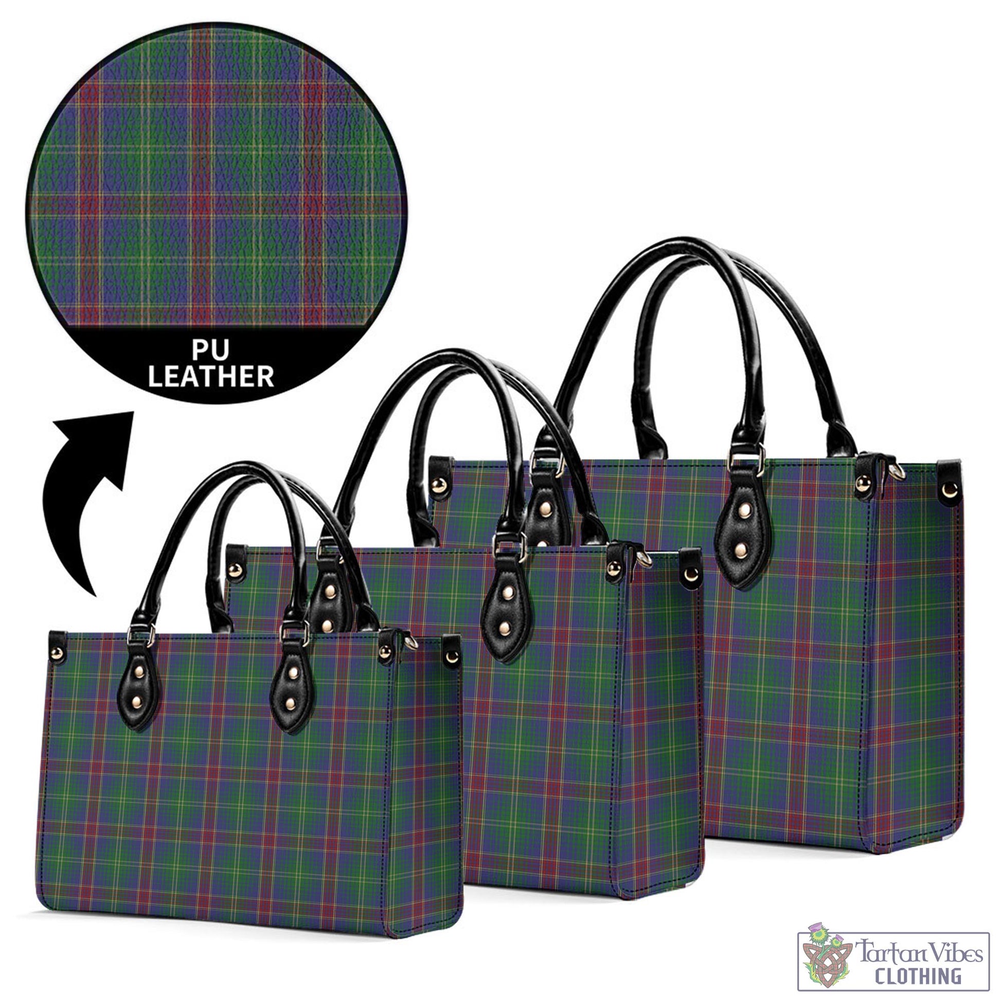 Tartan Vibes Clothing Hart of Scotland Tartan Luxury Leather Handbags
