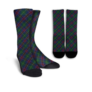Hart Tartan Crew Socks Cross Style