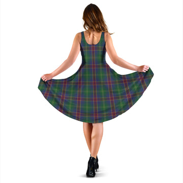 Hart of Scotland Tartan Sleeveless Midi Womens Dress