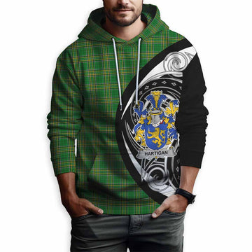 Tartan Vibes Clothing Hartigan Irish Clan Hoodie Celtic Circle Style