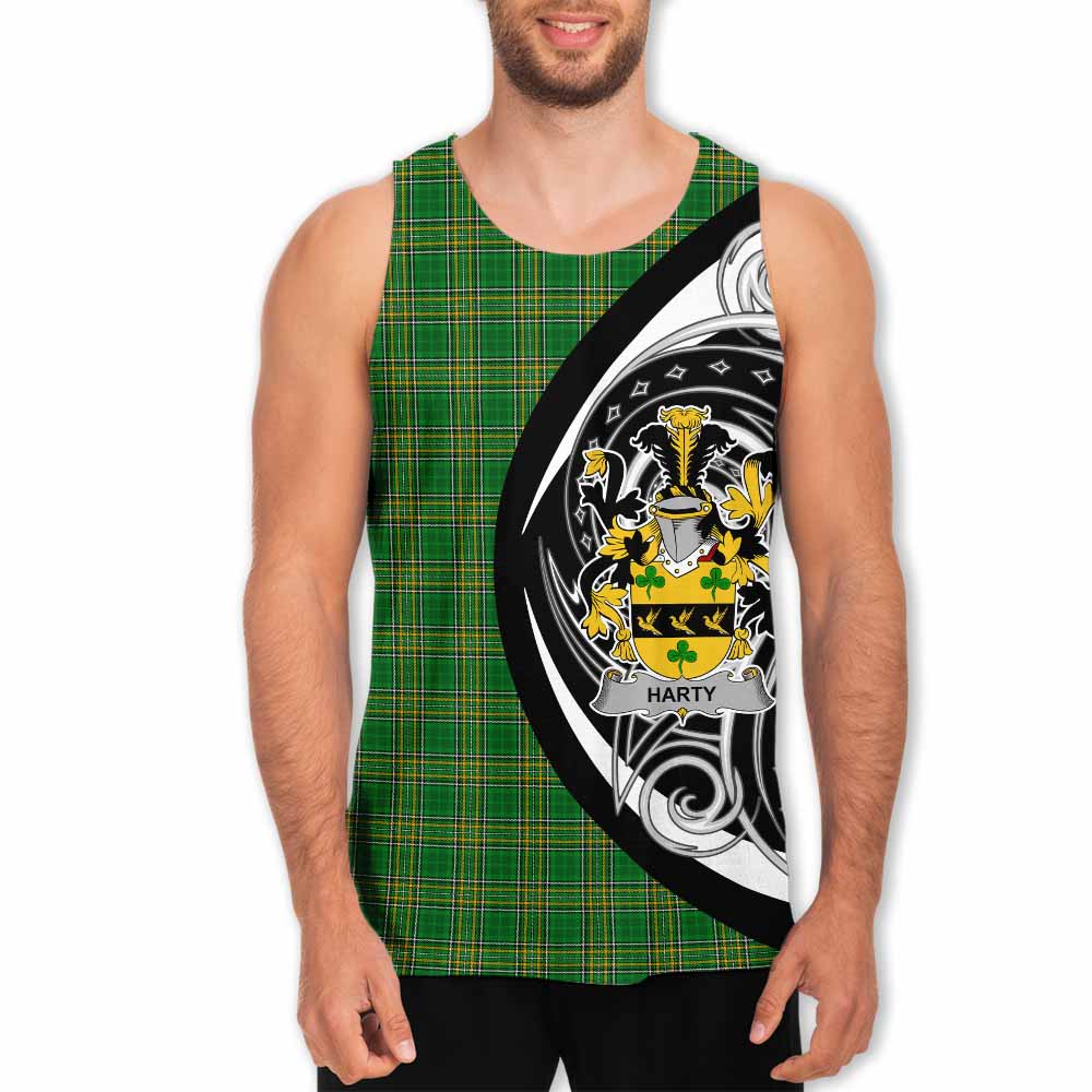 Harty Irish Clan Men's Tank Top Celtic Circle Style Men - Tartan Vibes Clothing