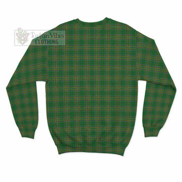 Hatton Irish Clan Tartan Sweatshirt with Coat of Arms - Tartan Vibes Clothing