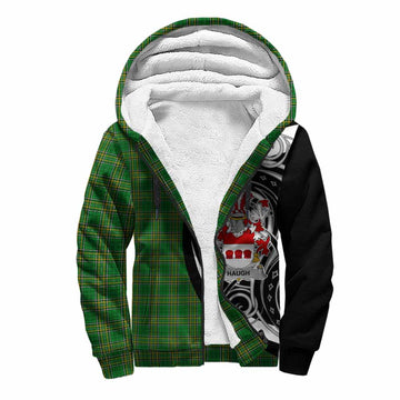 Haugh Irish Clan Sherpa Hoodie Celtic Circle Style Unisex S - Tartan Vibes Clothing