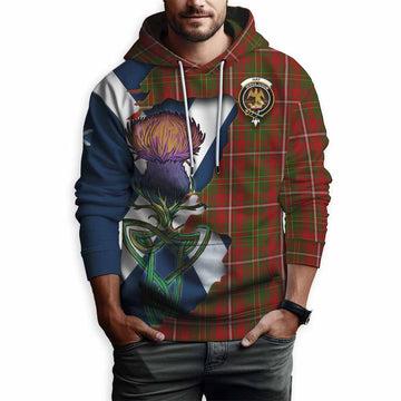 Hay Tartan Family Crest Hoodie Scottish Thistle Celtic Inspired