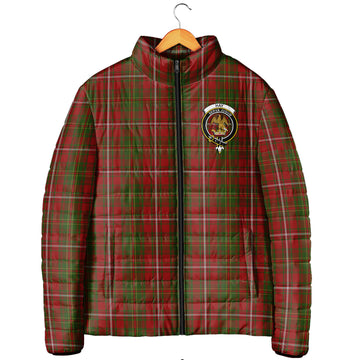 Hay Tartan Padded Jacket with Family Crest
