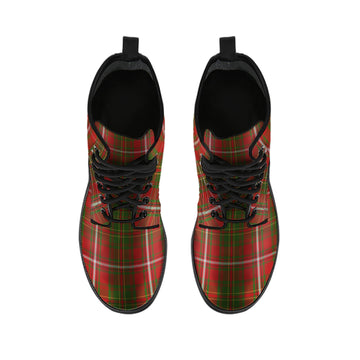Hay Tartan Leather Boots
