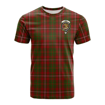 Hay Tartan T-Shirt with Family Crest