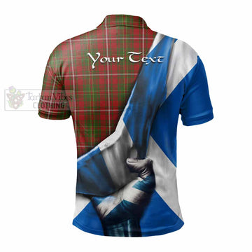 Hay Tartan Polo Shirt with Family Crest Scotland Patriotic Style