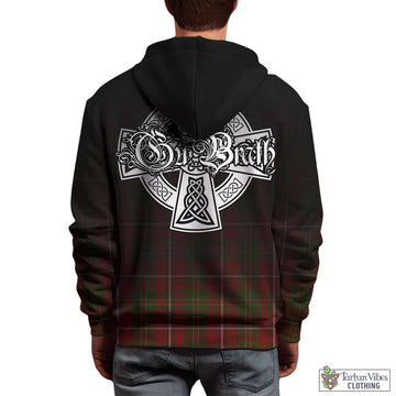 Hay Tartan Hoodie Featuring Alba Gu Brath Family Crest Celtic Inspired