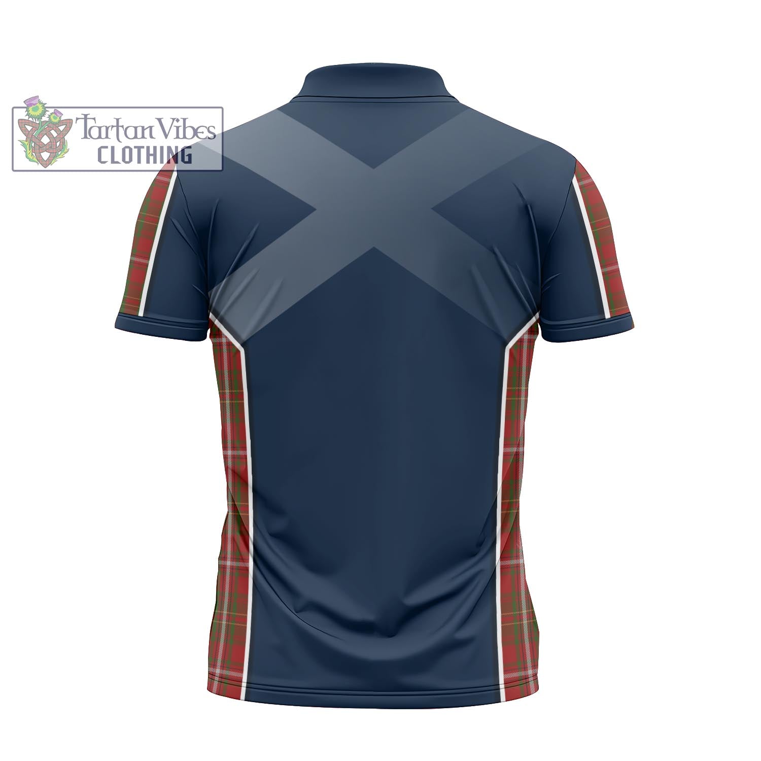 Tartan Vibes Clothing Hay Tartan Zipper Polo Shirt with Family Crest and Scottish Thistle Vibes Sport Style