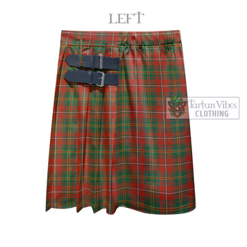 Hay Ancient Tartan Men's Pleated Skirt - Fashion Casual Retro Scottish Kilt Style