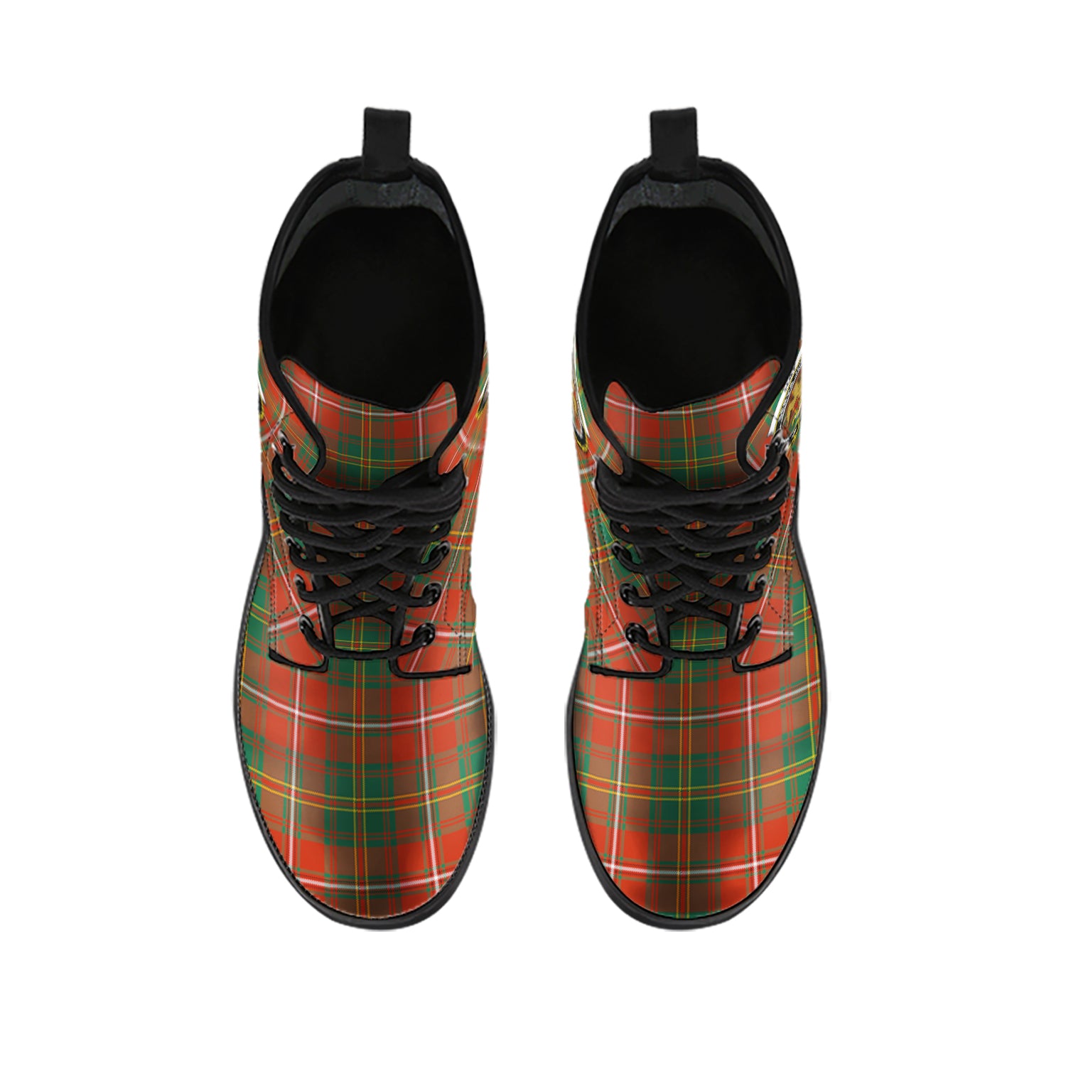 hay-ancient-tartan-leather-boots-with-family-crest