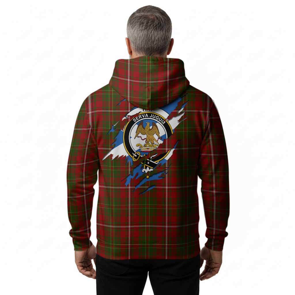 Hay Clan Crest In Me Tartan Hoodie Scotland Flag Style