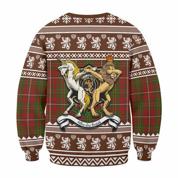 Hay Clan Tartan Crest Christmas Sweatshirt Coat of Arms Funny Style