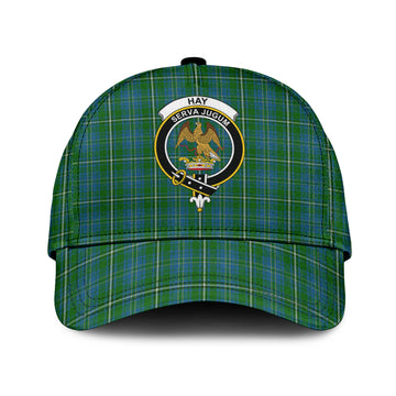 Hay Hunting Tartan Classic Cap with Family Crest