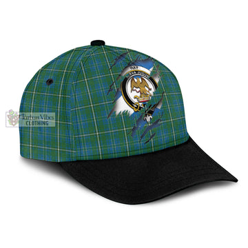 Hay Hunting Tartan Classic Cap with Family Crest In Me Style