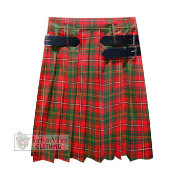 Hay Modern Tartan Men's Pleated Skirt - Fashion Casual Retro Scottish Kilt Style