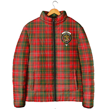 Hay Modern Tartan Padded Jacket with Family Crest