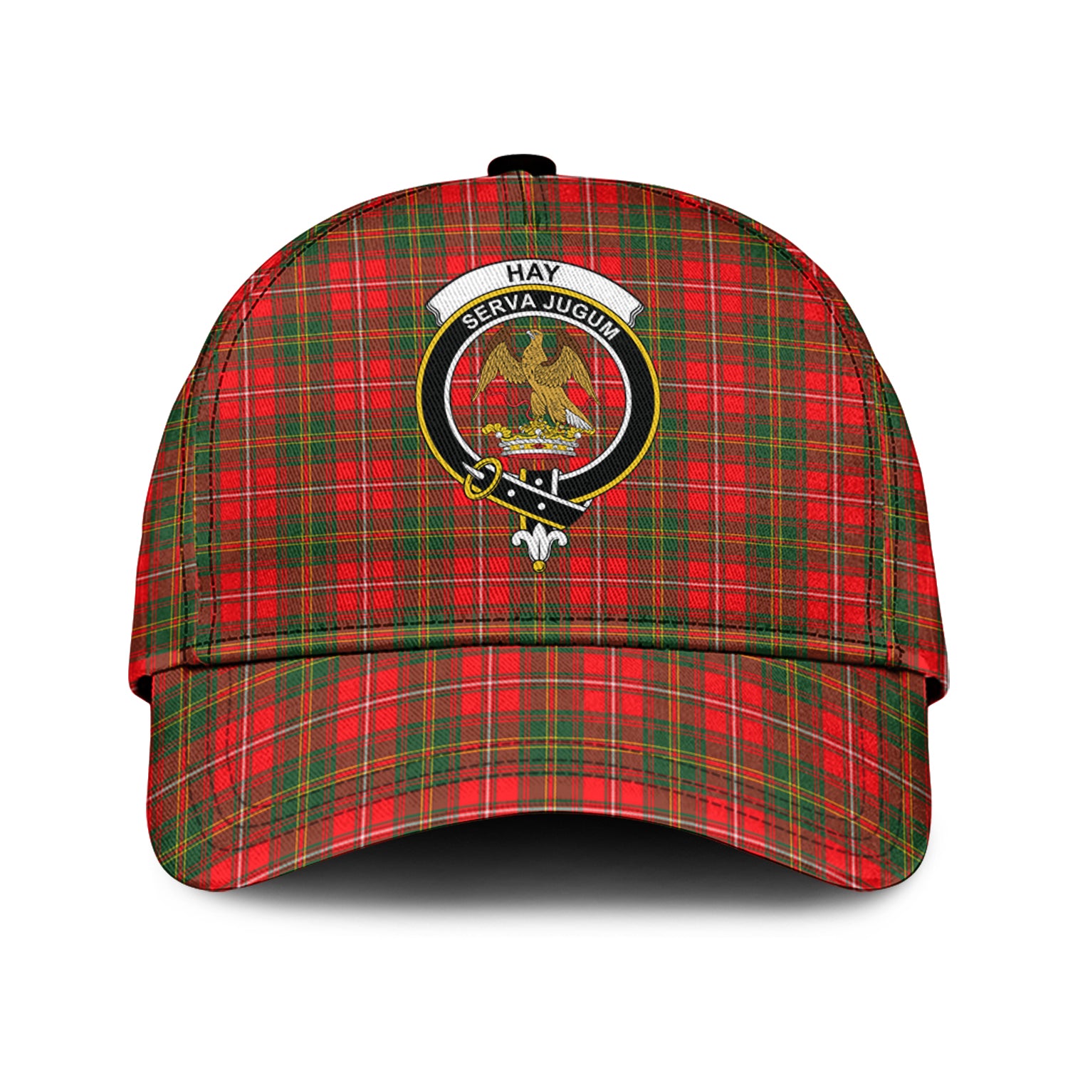 hay-modern-tartan-classic-cap-with-family-crest