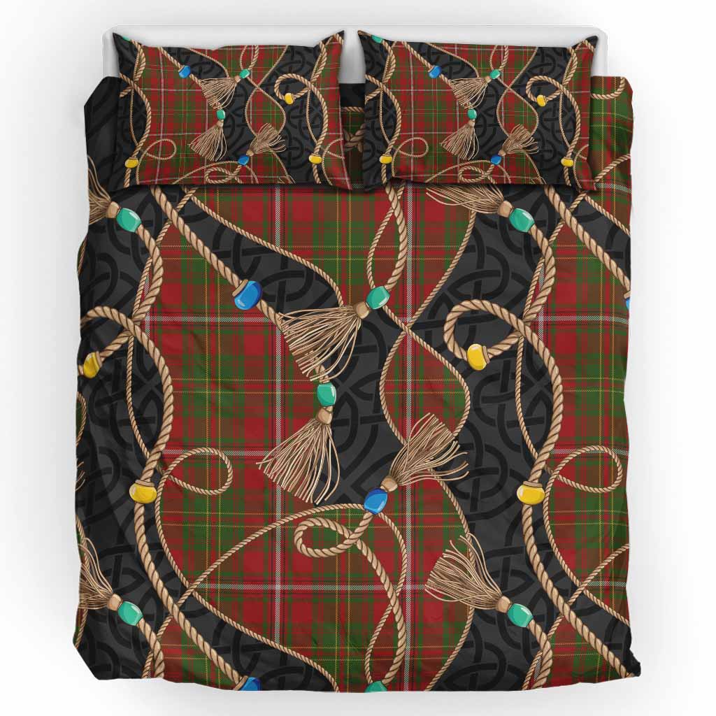 Hay Scottish Tartan Twisted Ropes Stylized Bedding Set UK Bedding Set UK King 91*87 inch - Tartan Vibes Clothing
