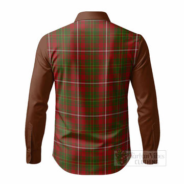 Hay Tartan Accent Long Sleeve Button Shirts with Family Crest
