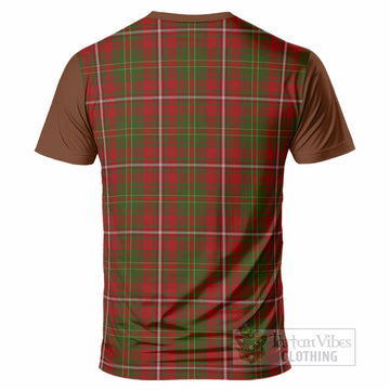 Hay Tartan Accent T-Shirt with Family Crest