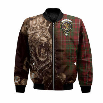 Hay Tartan Bomber Jacket Roaring Lion Heritage