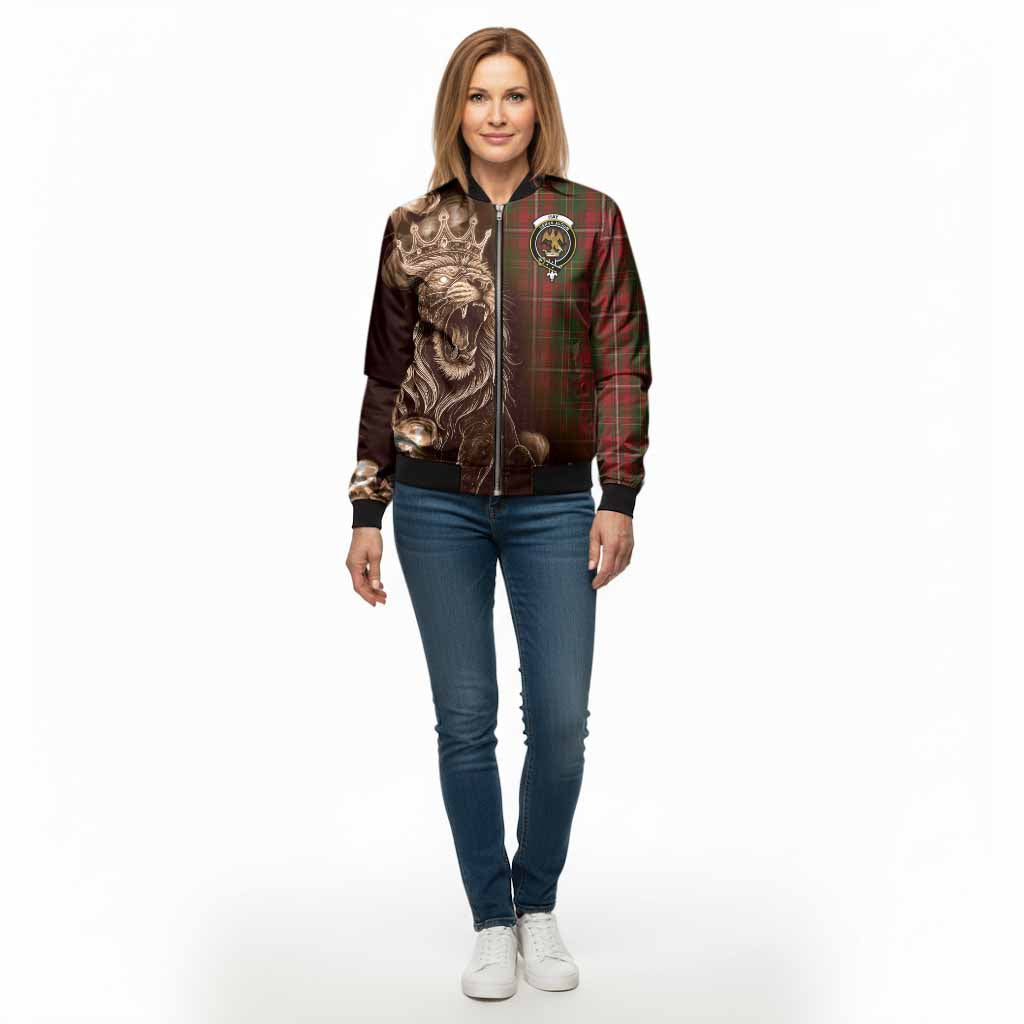 Hay Tartan Bomber Jacket Roaring Lion Heritage