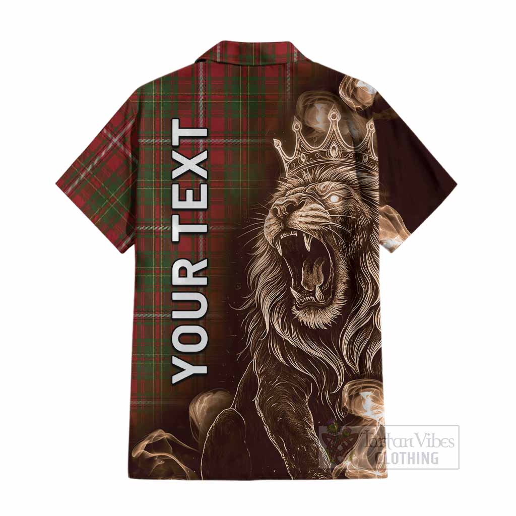 Hay Tartan Cotton Hawaiian Shirt Roaring Lion Heritage
