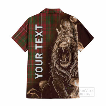 Hay Tartan Cotton Hawaiian Shirt Roaring Lion Heritage