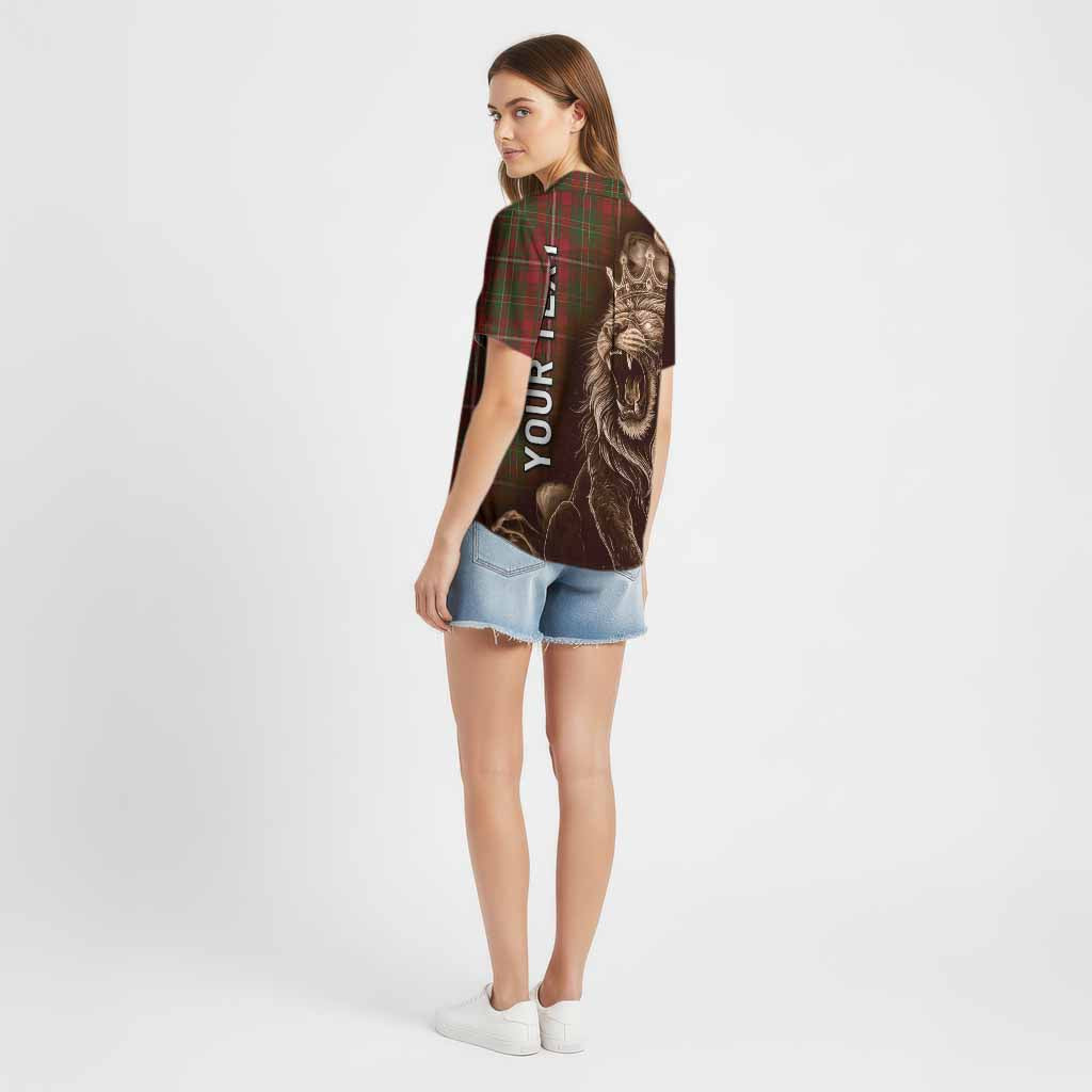 Hay Tartan Cotton Hawaiian Shirt Roaring Lion Heritage