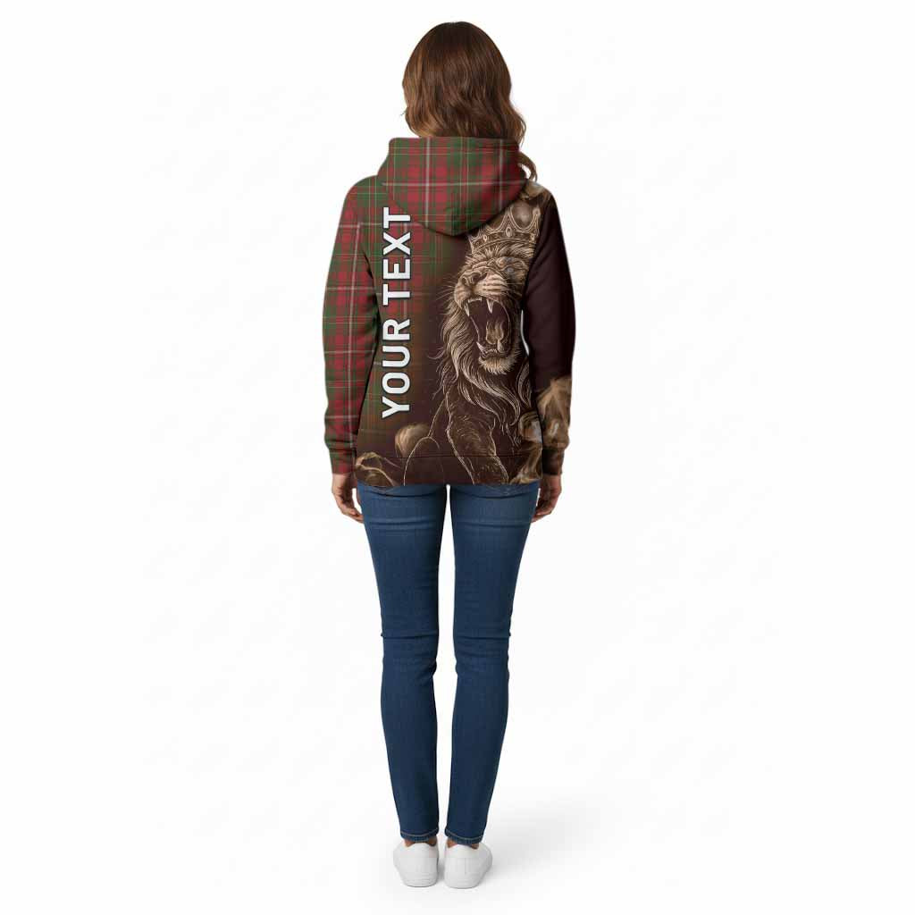 Hay Tartan Cotton Hoodie Roaring Lion Heritage