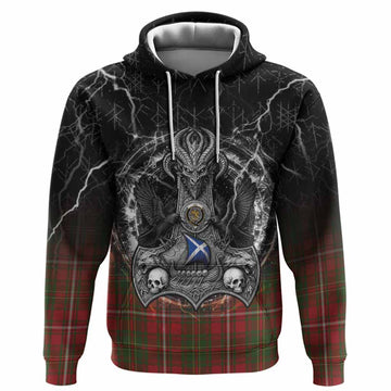 Hay Tartan Crest Hoodie Celtic Odin's Raven Legacy
