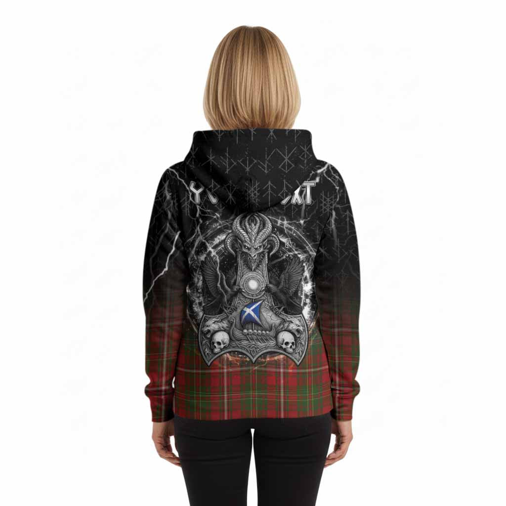 Hay Tartan Crest Hoodie Celtic Odin's Raven Legacy