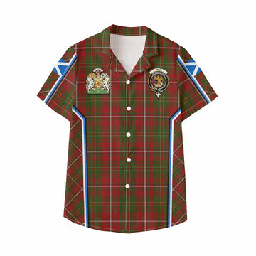 Hay Tartan Crest Kid Hawaiian Shirt Scotland Coat of Arm Flag Style - Tartan Vibes Clothing