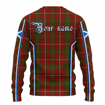Hay Tartan Crest Knitted Sweater Scotland Coat of Arm Flag Style - Tartan Vibes Clothing