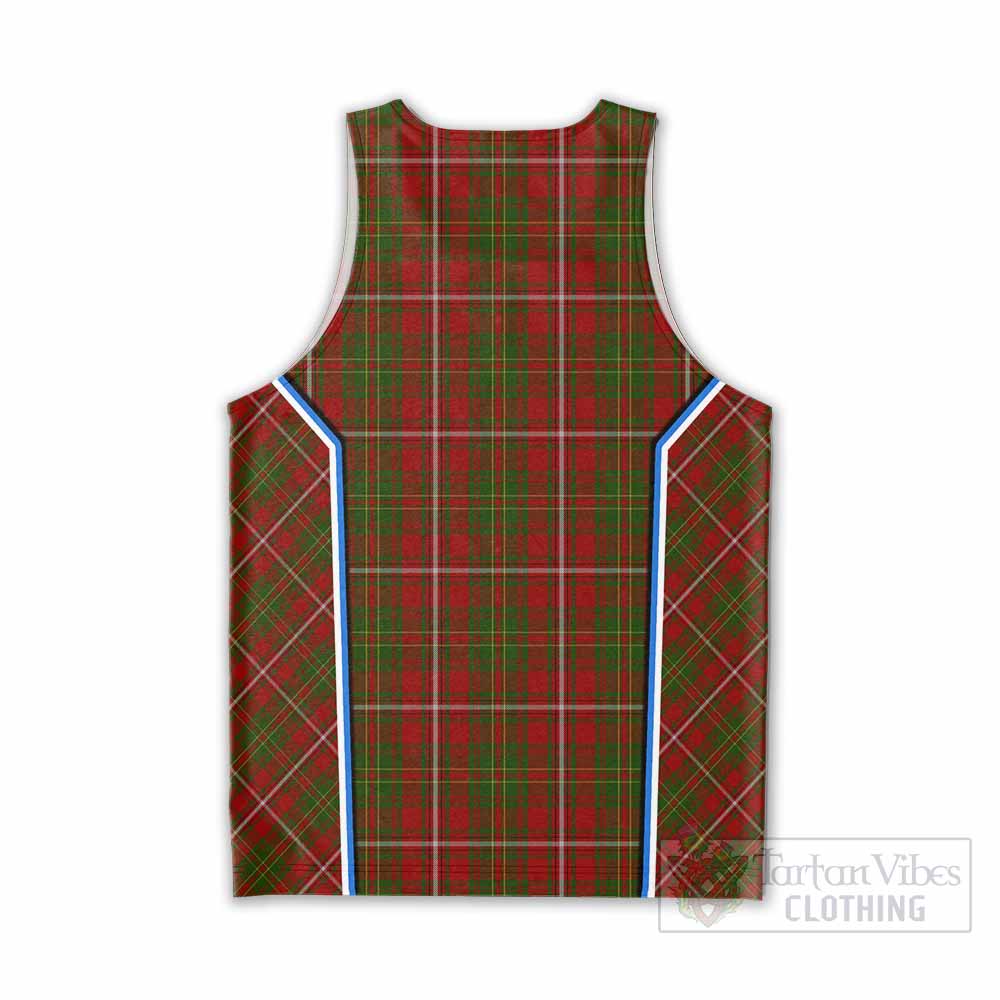 Hay Tartan Crest Men Tank Top Scotland Coat of Arm Flag Style - Tartan Vibes Clothing
