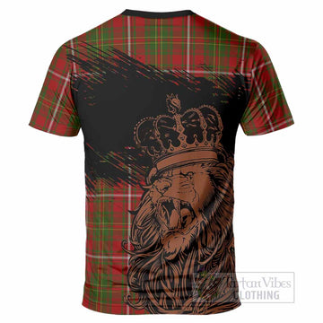 Hay Tartan Crest T-Shirt Crowned Lion Heritage Style