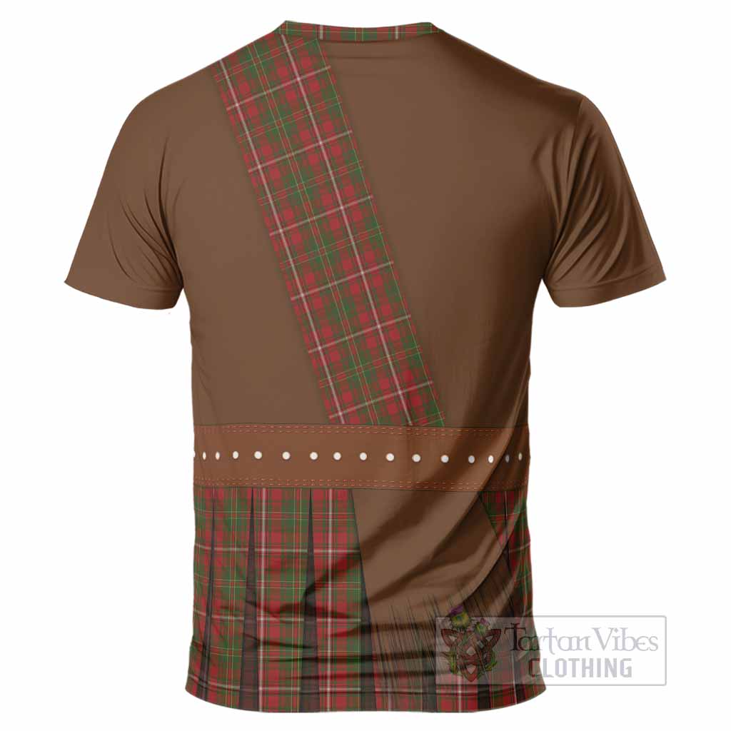 Hay Tartan Crest T-Shirt Kilt Costume Style