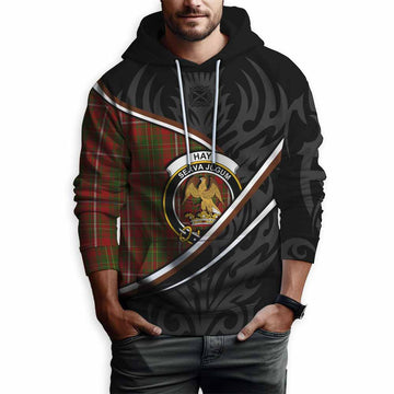 Hay Tartan Family Crest Hoodie Celtic Scottish Thistle Floral