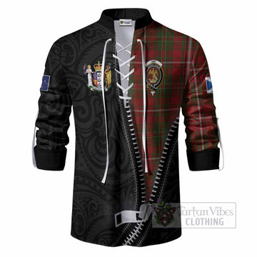Hay Tartan Ghillie Shirt New Zealand Pattern Unique Zipper Stylized