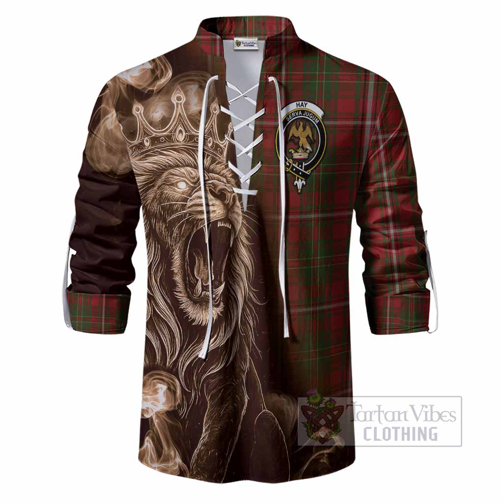 Hay Tartan Ghillie Shirt Roaring Lion Heritage