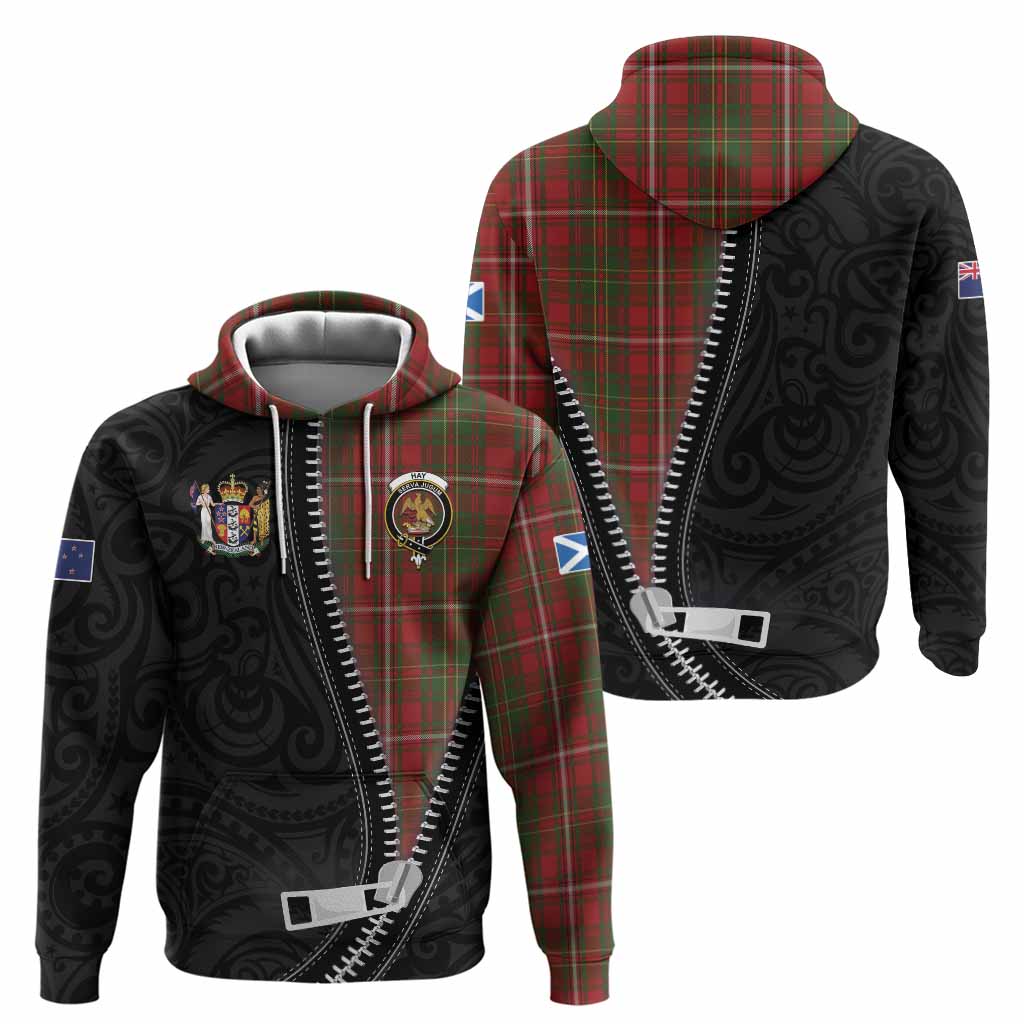 Hay Tartan Hoodie New Zealand Pattern Unique Zipper Stylized